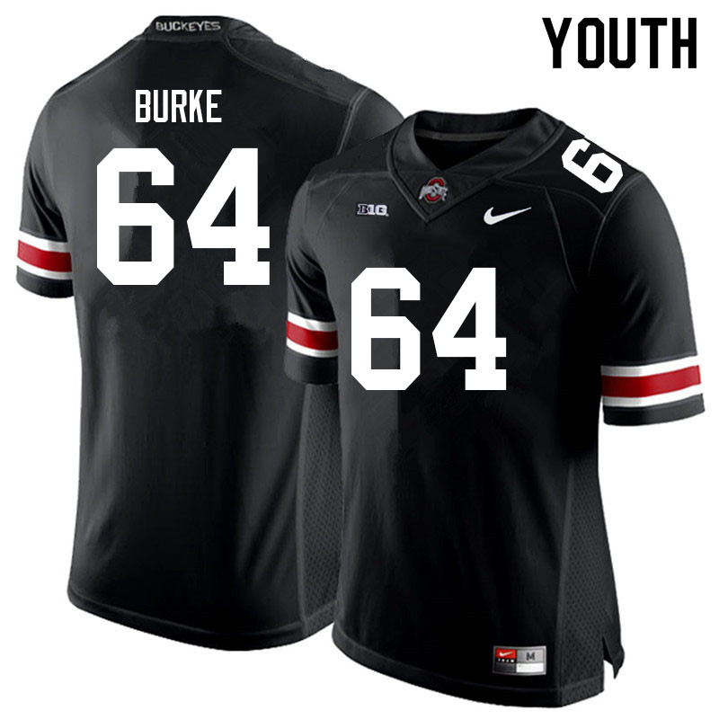 Youth #64 Quinton Burke Ohio State Buckeyes College Football Jerseys Sale-Black